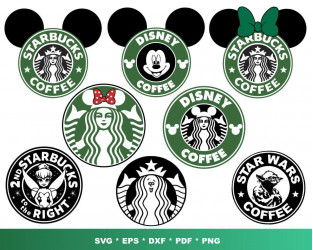 Huge Starbucks SVG Bundle +1500