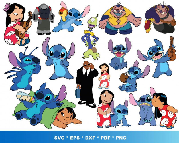 Lilo And Stitch SVG Bundle 200+
