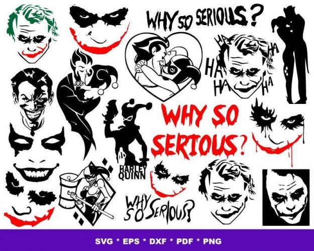 Joker SVG Bundle 1000+