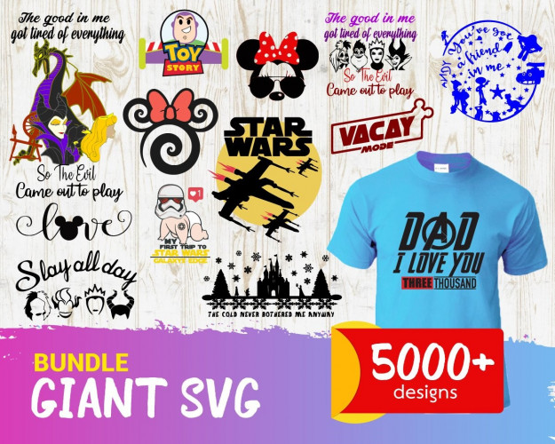 Disney SVG Bundle 5000+