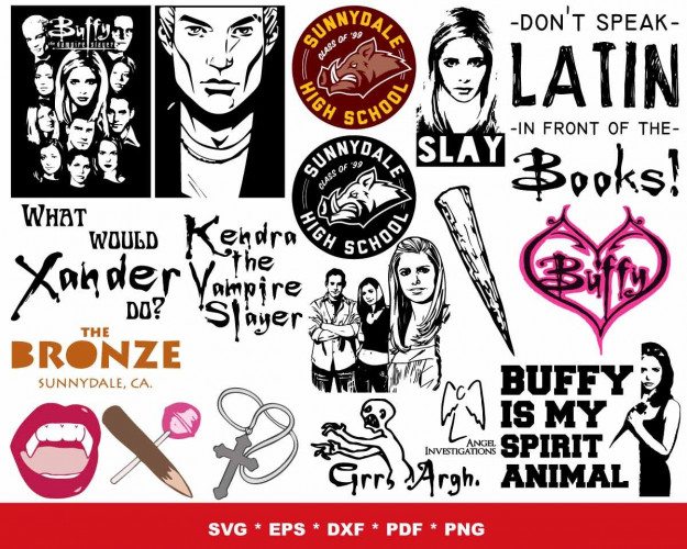 Buffy SVG Bundle 1000+