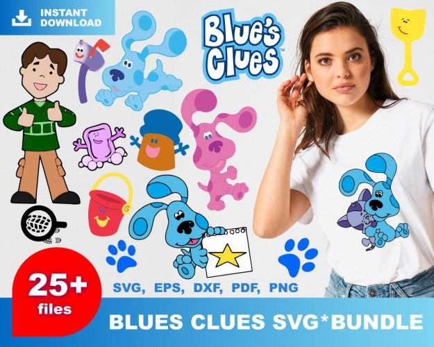 Blues Clues SVG Bundle 25+