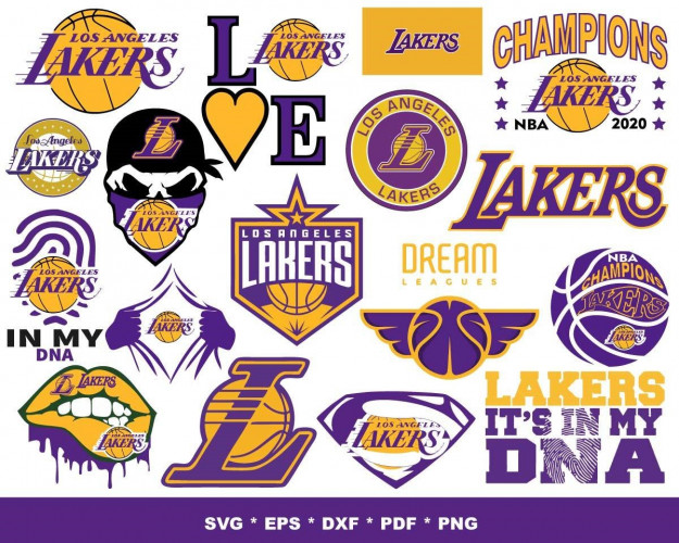 Lakers SVG Bundle 250+