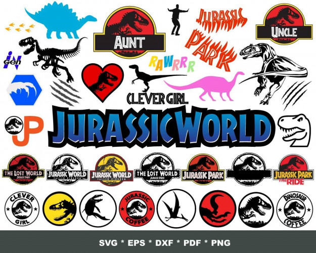 Jurassic Park SVG Bundle 400+