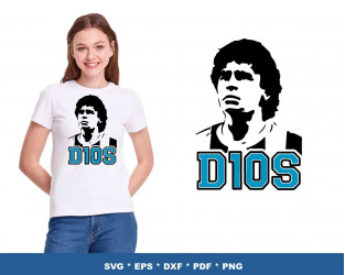 RIP Maradona Svg Diego Maradona Svg Maradona Shirt Svg 