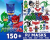 PJ Masks SVG Bundle 150+
