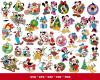 Disney Christmas SVG Bundle 1500+