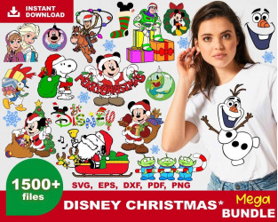 Mickey Squad Deco Svg, Christmas Disney Character Svg