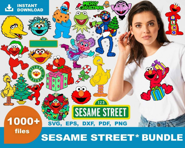 Sesam Street SVG Bundle 1000+