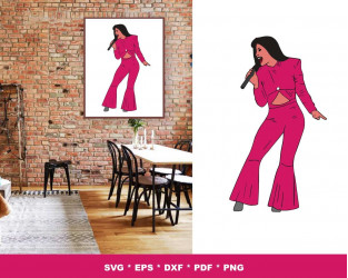 Selena Quintanilla 20oz Tumbler PNG - free svg files for cricut