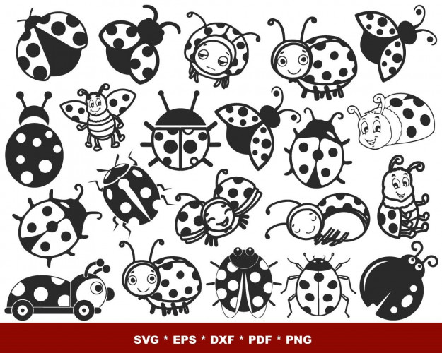 Ladybug SVG Bundle 200+
