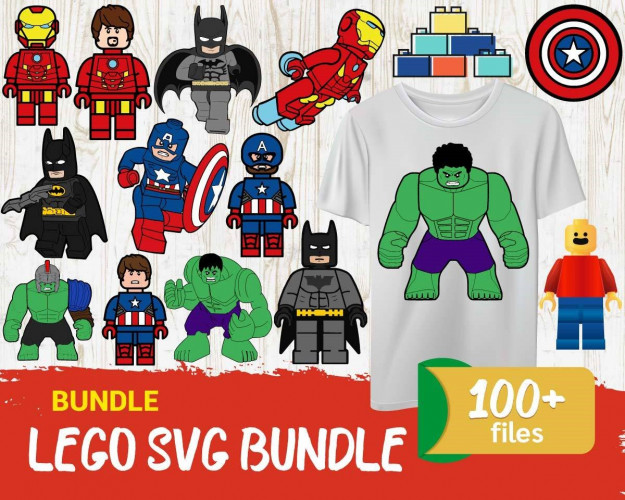 Lego SVG Bundle 100+