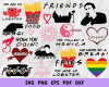 Friends TV Show SVG Bundle 1800+ 