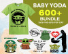 Baby Yoda SVG Bundle 600+