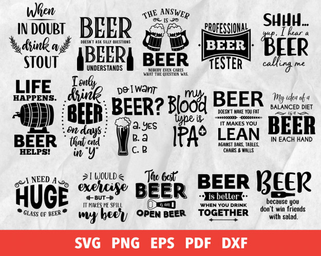 Beer SVG Bundle 250+