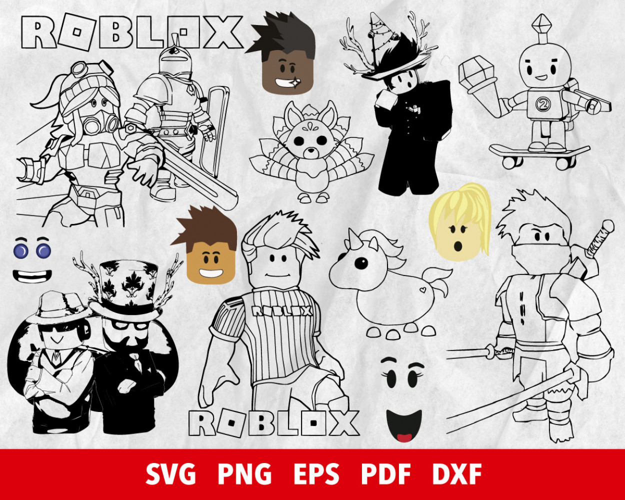 Roblox SVG Bundle, Svg Files For Cricut, Kids Svg, Cricut, Game Svg ...