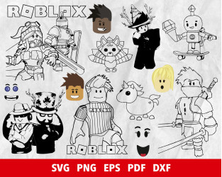 door characters svg, Roblox Monsters Characters Bundle SVG – svg files for  cricut