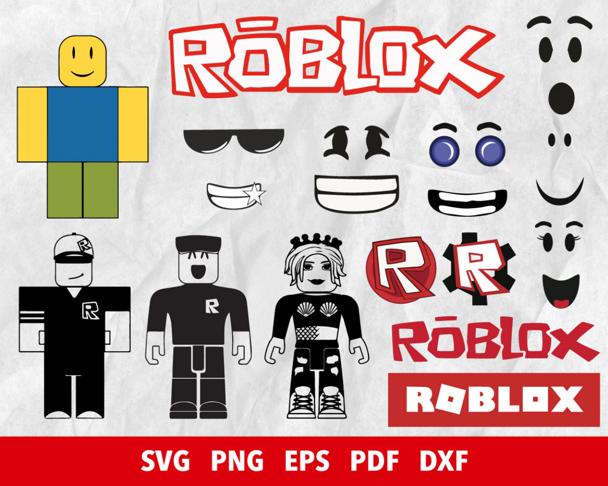 Roblox Bundle Svg Roblox Svg Roblox Birthday Svg Roblox Tshirt | Images ...