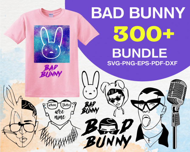 Bad Bunny SVG Bundle 300+
