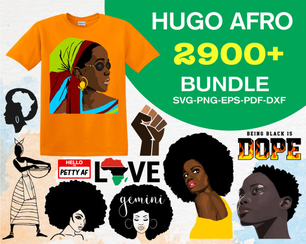 Afro SVG Bundle 2900+
