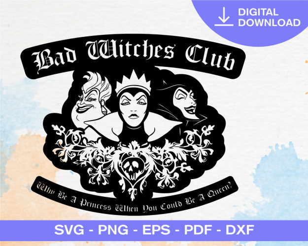 Bad Witches Club SVG