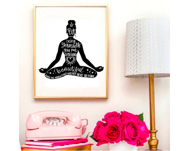 Yoga Svg, Namaste Svg, Meditation Svg, Women Empowerment, Girl Power, Motivational, Positive Quotes 