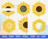 Sunflower SVG Bundle 40+ 