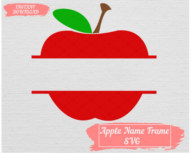Apple Name Frame SVG