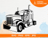 Trucker Big Rigg Svg, Truck Driver, 18 Wheeler Semi Tractor, Trailer Cab, Shipping Moving Company 