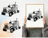 Trucker Big Rigg Svg, Truck Driver, 18 Wheeler Semi Tractor, Trailer Cab, Shipping Moving Company 