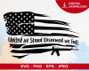 Gun Flag USA SVG