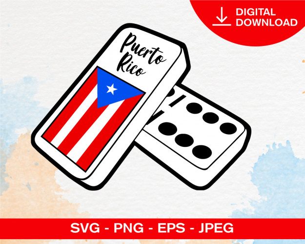 Puerto Rico Flag Svg, San Juan Island Country National, Rican Dominoes, Nation Symbol Svg 