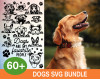 Dog SVG Bundle 60+