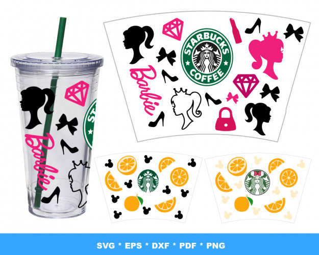 Starbucks Wrap SVG Bundle 300+