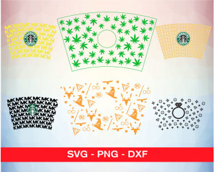 50+ STARBUCKS CuP WRAP SvG BUNDLE