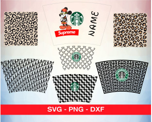 50+ STARBUCKS CuP WRAP SvG BUNDLE