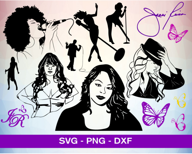 Jenni Rivera SVG Bundle 50+