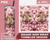 Tumbler Template PNG Brand Pink 20oz Skinny