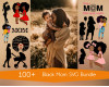 Black Mom SVG Bundle 100+