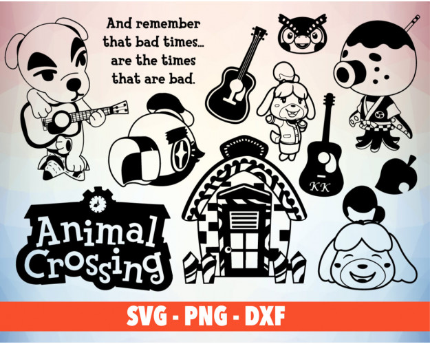 Animal Crossing SVG Bundle 100+