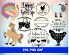 Farm Animal SVG Bundle 100+