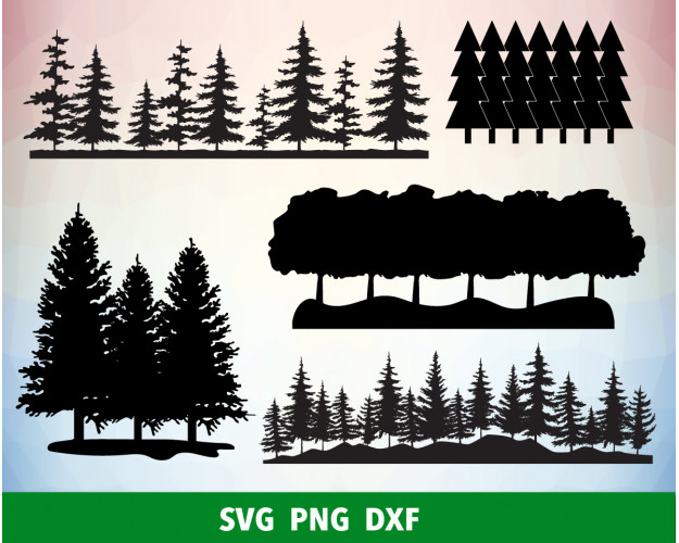 Forest SVG Bundle 100+