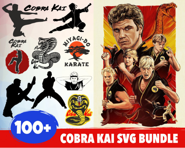 Cobra Kai SVG Bundle 100+