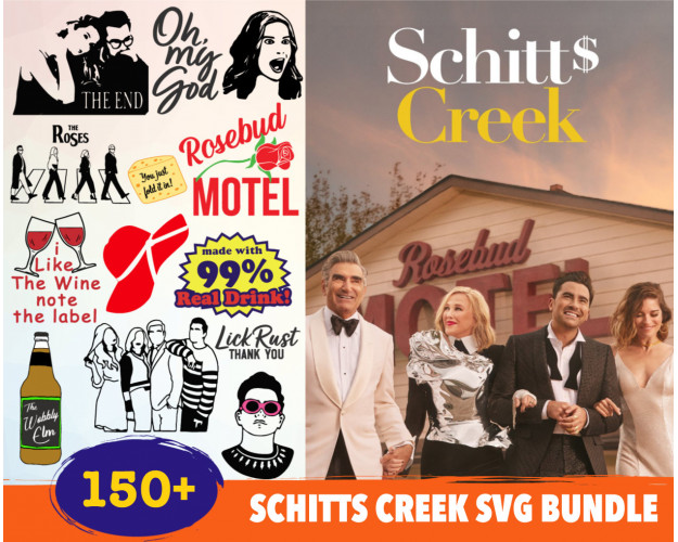 Schitts Creek SVG Bundle 150+