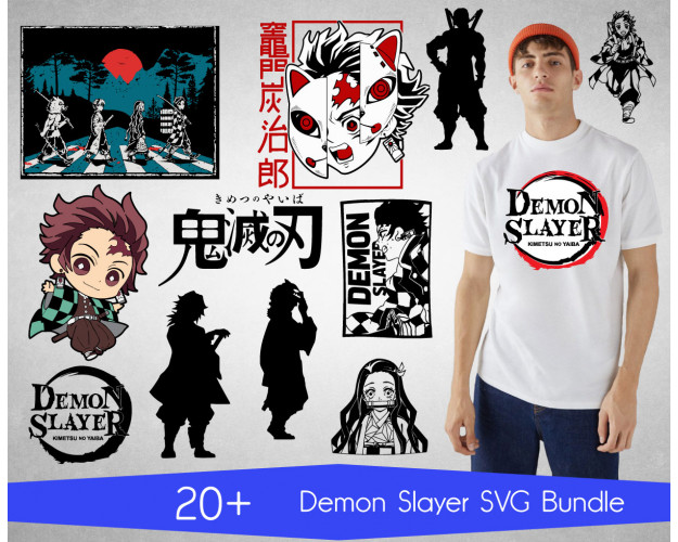 Demon Slayer SVG Bundle 20+