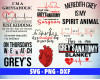 Greys Anatomy SVG Bundle 150+