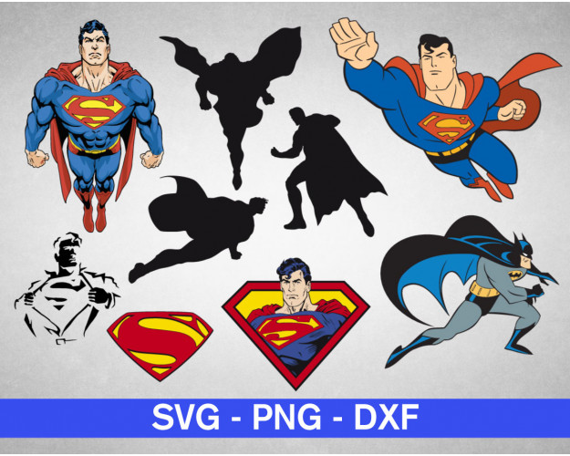 Superman SVG Bundle 100+