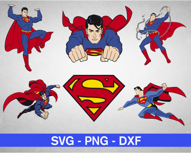 Superman SVG Bundle 100+