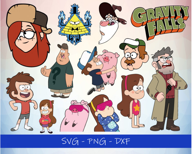 Gravity Falls SVG Bundle 50+
