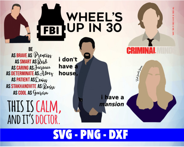Criminal Minds SVG Bundle 100+